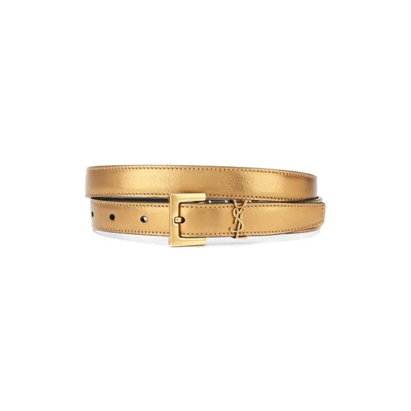 Кожаный ремень Saint Laurent