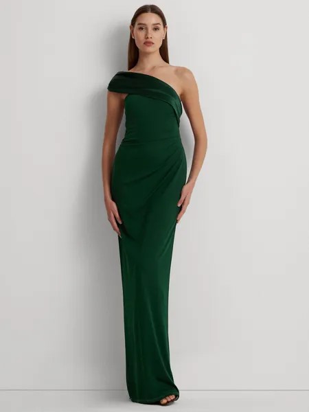 Платье макси Lauren Ralph Lauren Rathanne, зеленое