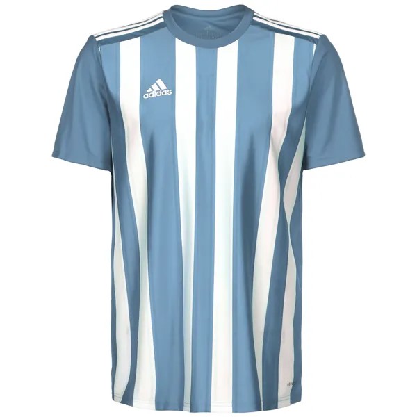 Рубашка adidas Performance Fußballtrikot Striped 21, цвет hellblau/weiß