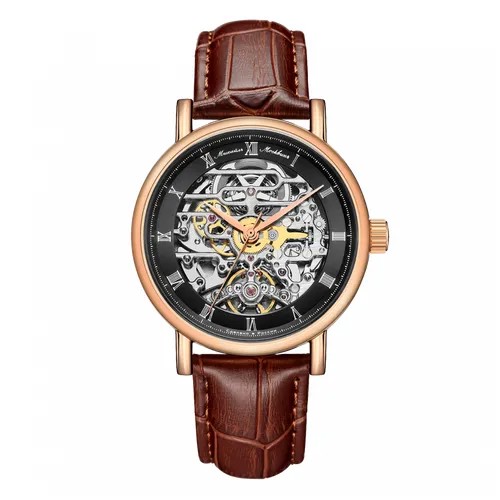Наручные часы Mikhail Moskvin мужские Elegance Часы Mikhail Moskvin 1509S3L4 механические, автоподзавод, скелетон