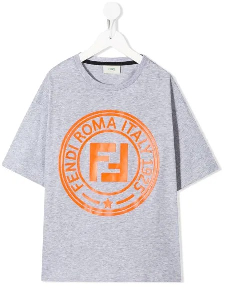 Fendi Kids футболка с логотипом