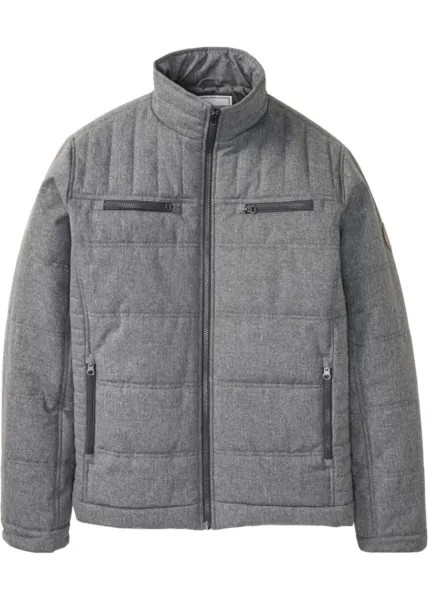 Байкерская куртка John Baner Jeanswear, серый