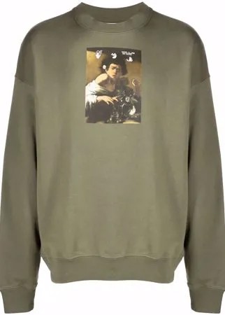 Off-White толстовка с принтом Caravaggio