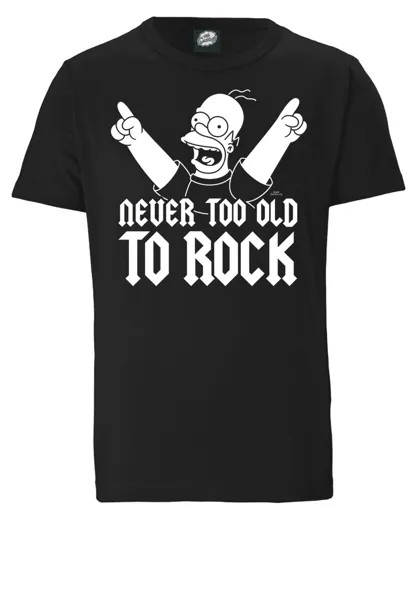 Футболка Logoshirt Simpsons Homer Simpson, черный