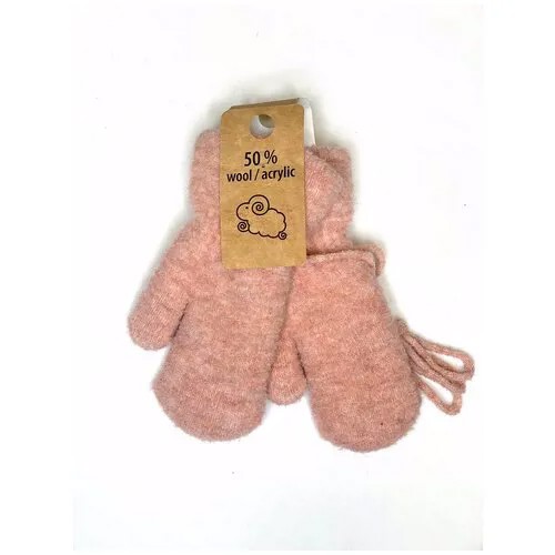 Варежки двухслойные букле Airwool, размер 6