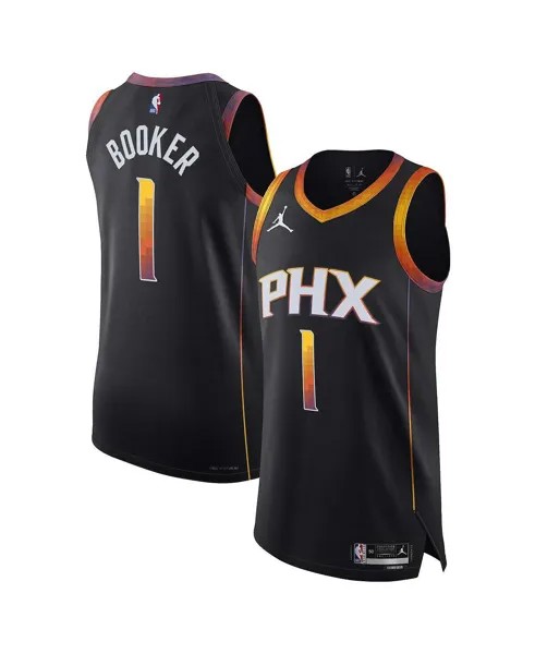 Мужская футболка бренда Devin Booker Black Phoenix Suns 2022/23 - Statement Edition Jordan