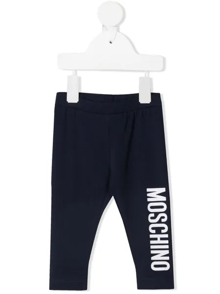 Moschino Kids спортивные брюки с логотипом