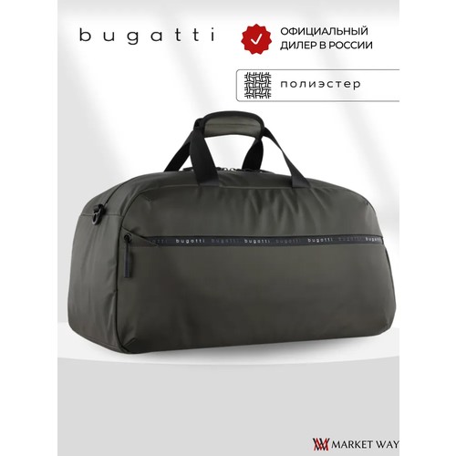Сумка спортивная Bugatti Blanc, 26х27.5х52 см, ручная кладь, зеленый