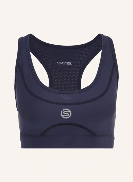 Спортивный бюстгальтер s3 elite bra Skins, синий