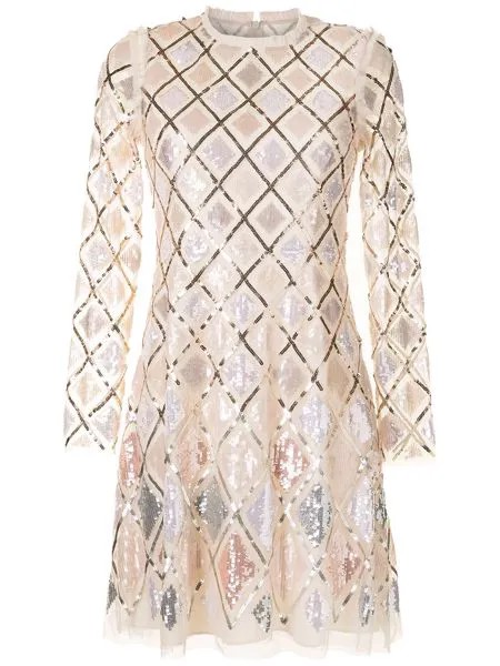 Needle & Thread платье из тюля с пайетками