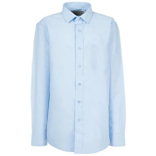 Школьная рубашка Tsarevich, размер 146-152, синий, голубой