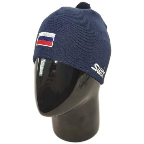 Шапка Swix размер 58, темно-синий