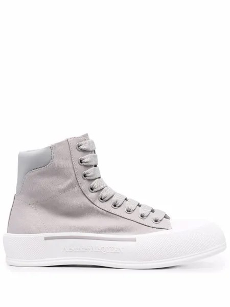 Alexander McQueen высокие кеды Plimsoll