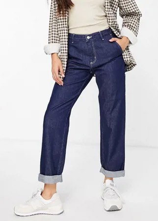 Свободные джинсы бойфренда цвета индиго Carhartt WIP-Голубой