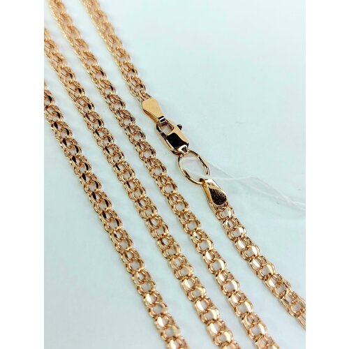 Цепь SKOROBOGATOV JEWELRY, красное золото, 585 проба, длина 55 см, средний вес 4.93 г