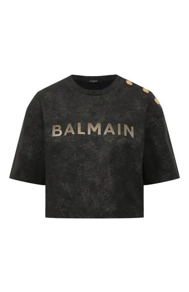 Хлопковая футболка Balmain