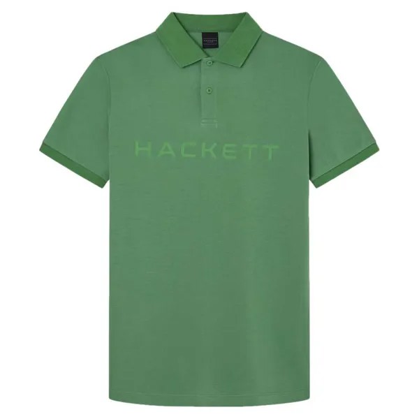 Поло с коротким рукавом Hackett Essential, зеленый