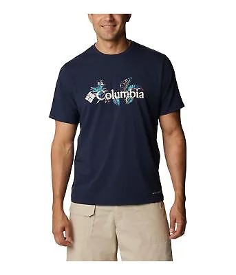 Мужские рубашки и топы Футболка с короткими рукавами и рисунком Columbia Sun Trek