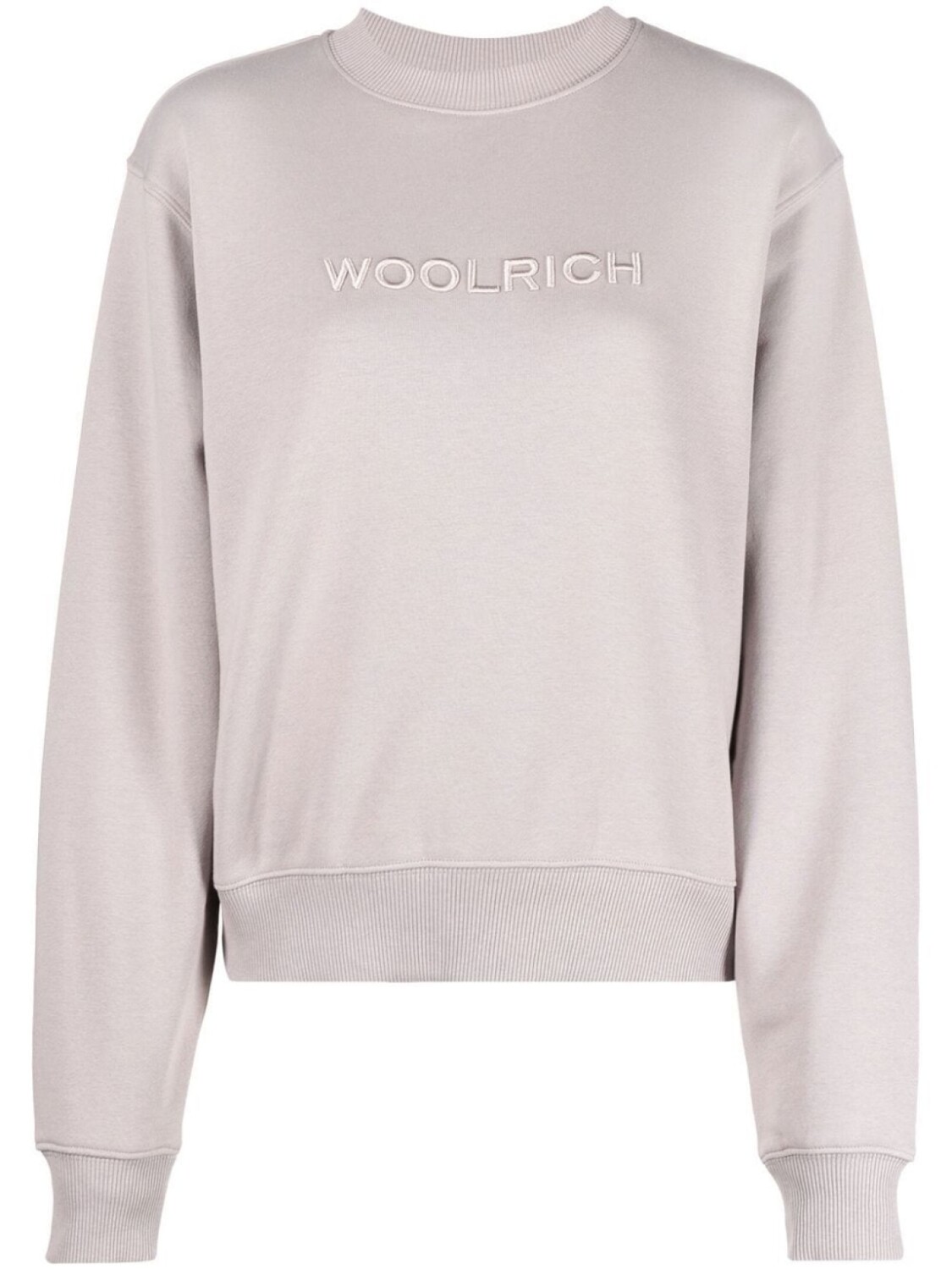 Woolrich толстовка из органического хлопка с вышитым логотипом, фиолетовый