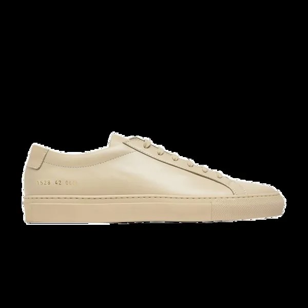 Кроссовки Common Projects Achilles Low 'Tan', загар