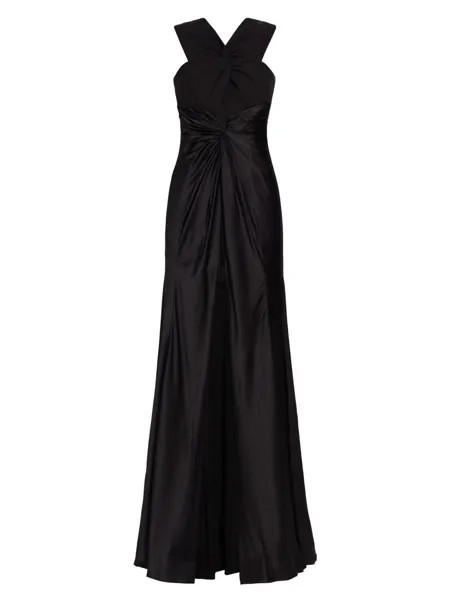 Платье Dorrit с вырезом халтер Cinq à Sept, черный
