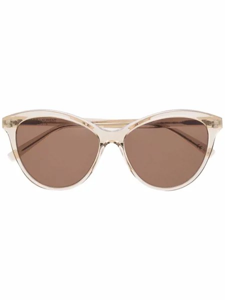 Saint Laurent Eyewear солнцезащитные очки в оправе 'кошачий глаз'
