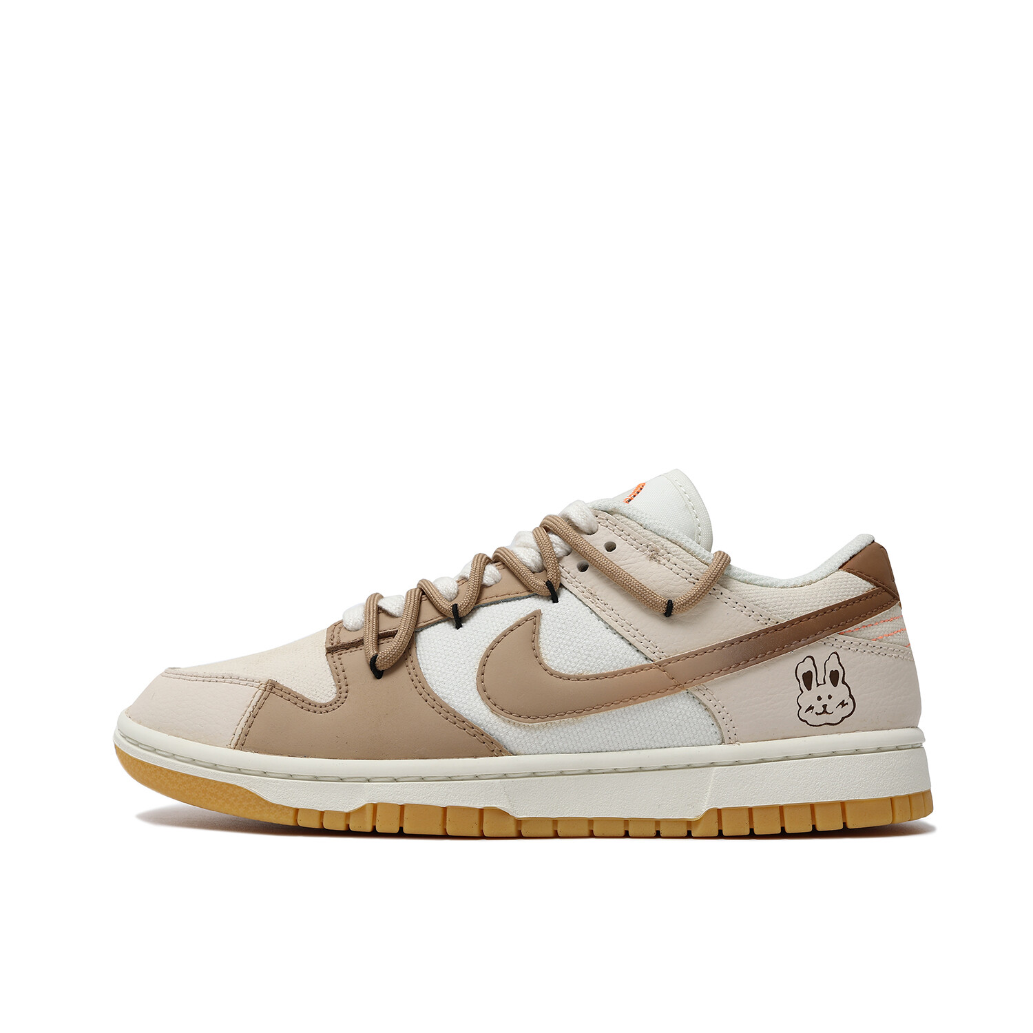 Кроссовки Nike Dunk Skateboarding Shoes Unisex Low-top Beige/khaki, хаки