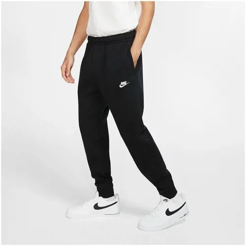 Брюки спортивные Nike Sportswear Club Fleece Black/Black/White / S