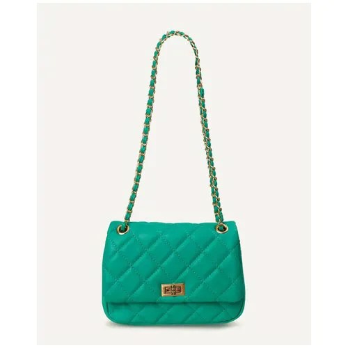 Стеганая зеленая сумка INCITY, цвет зеленый, размер One size