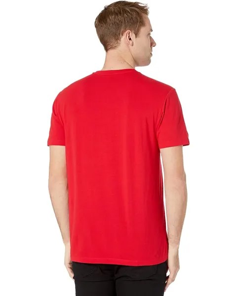 Рубашка U.S. POLO ASSN. Short Sleeve Stretch V-Neck Tee Shirt, цвет Engine Red