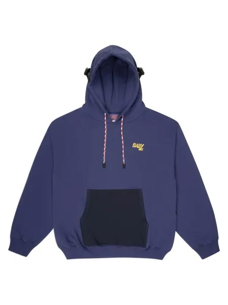 BALLY Unisex Hike 6 Толстовка с капюшоном из органического хлопка фиолетового цвета 6238596, фиолетовый
