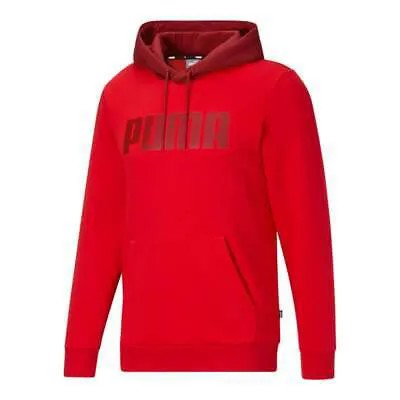Puma Color Block Logo Hoodie Мужские красные пальто Куртки Верхняя одежда 67372811