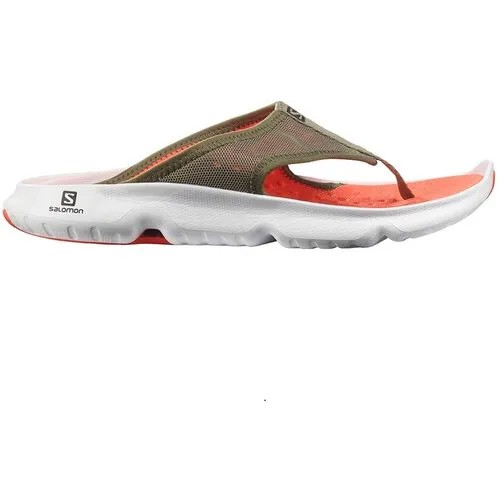 Шлепанцы Salomon, размер UK 8; EUR 42; USA 8,5; 26,5 см (примерно на российский 40,5*), белый, хаки