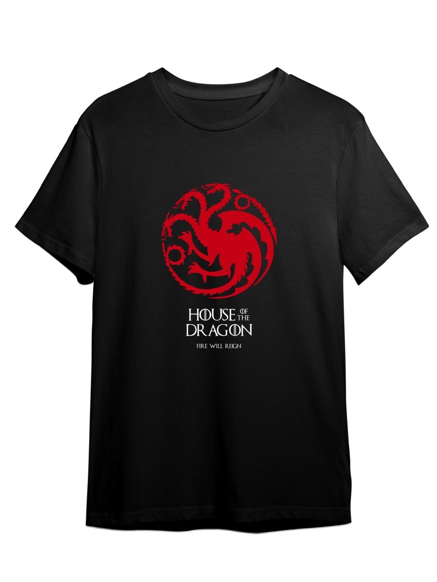Футболка унисекс СувенирShop Дом Дракона/Game of Thrones 13 черная M (46-48)