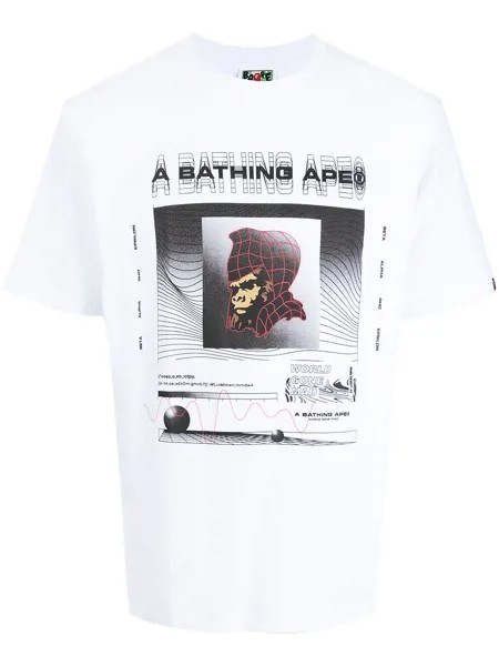 A BATHING APE® футболка с графичным принтом