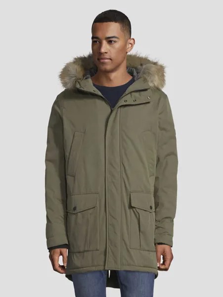 Парка мужская TOM TAILOR 1023635 зеленая M