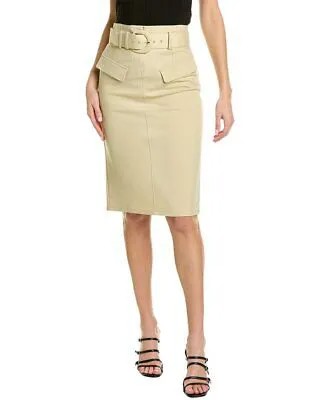 Donna Karan Женская юбка-карандаш с высокой талией и поясом 14