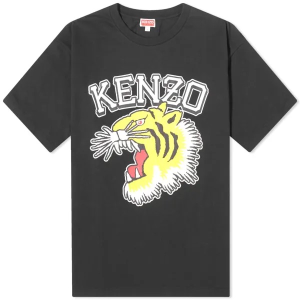 Большая футболка Kenzo Varsity Tiger, черный