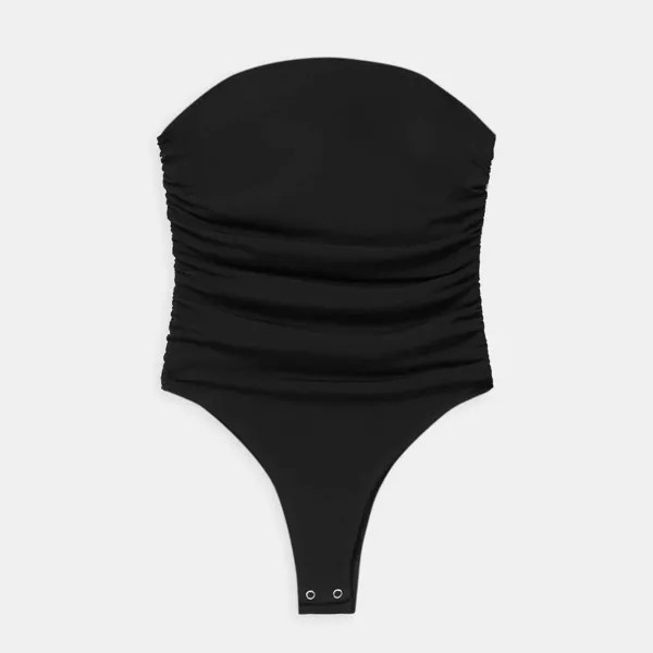 Боди Pull&Bear Limited Edition Strapless, черный