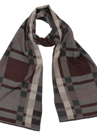 Шарф мужской FABRETTI UT015 коричневый, 30х190 см