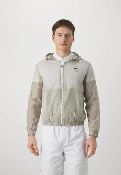 Спортивная куртка Active Training Hoodie Jacket Lacoste, цвет blanc écru