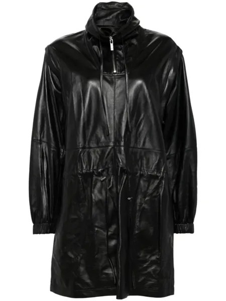Helmut Lang платье со складками, черный