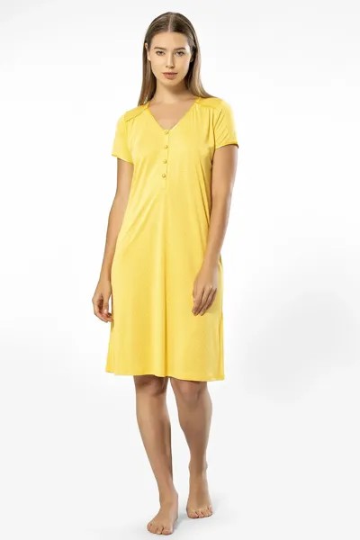 Ночная сорочка женская Turen 3293 желтая M