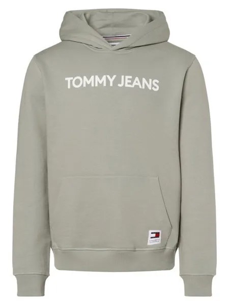 Пуловер с капюшоном Tommy Jeans, зеленый