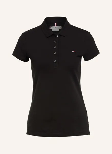 Рубашка поло TOMMY HILFIGER Piqué NEW CHIARA, черный