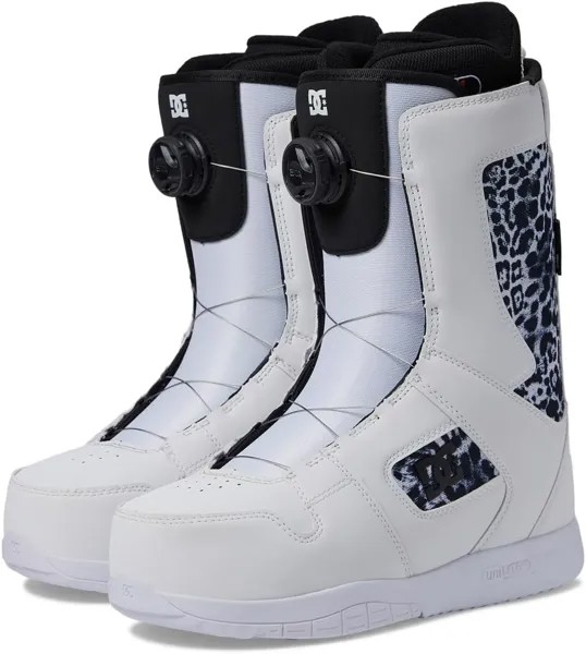 Ботинки Phase BOA Snowboard Boots DC, цвет White/Black Print