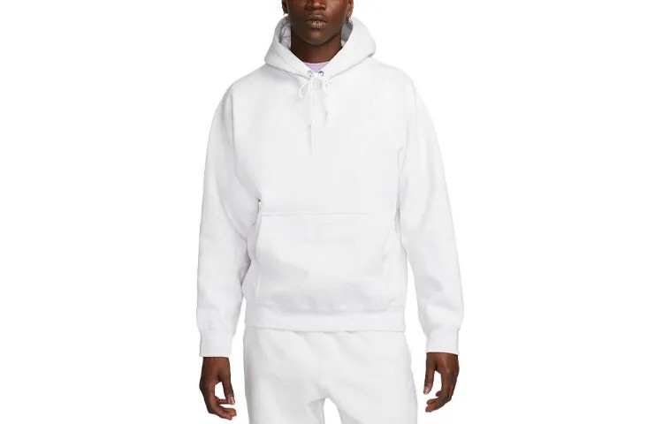 Толстовка с капюшоном Solo Swoosh из флиса Nike, серый