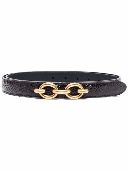 Saint Laurent ремень Maillon с цепочным декором