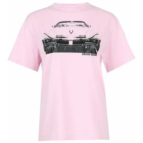Футболка GOLDEN GOOSE Розовый