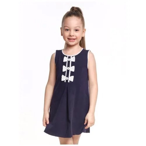 Платье Mini Maxi, модель 1471, цвет синий, размер 116